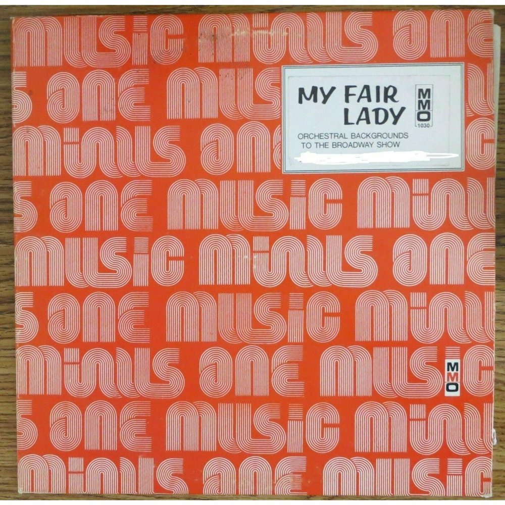 Vinyl My Fair Lady Orchestral Background RARE MMO1030 Red Cover Broadway 14505DW